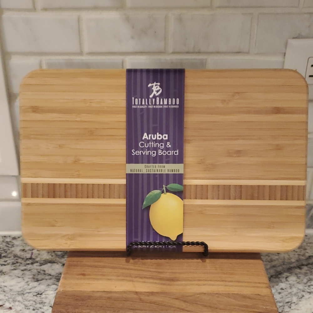 New In Packaging Aruba Cutting & Serving Board - Natural Bamboo